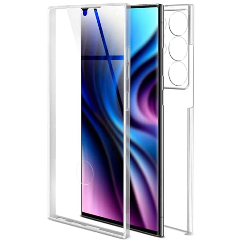 Coque Samsung S23 Ultra intégrale 360 en TPU transparent résistant aux chocs
