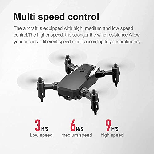 YYAI-HHJU GPS-Drohne, Faltbare Drohne Mini FPV WiFi 110 ° Weitwinkel 4K Hd-Kamera Flugbahn Flughöhe Halten G-Sensor 3D… – Bild 6