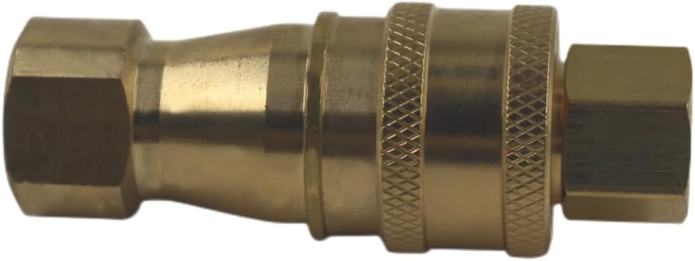 LX-KZD 1/4’’ NPT ISO7241-B Brass Valve With FKM Seal Quick Disconnect Hydraulic Couples And For Carpet Cleaning Wand Truck Mount