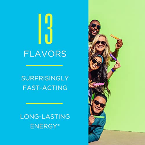 Image of AdvoCare Spark - Energy Drink Mix - Vitamin & Amino Acid Supplement - Supports Energy & Focus - Portable Immune Support - Sugar-Free - Blue Raspberry, 14 Stick Packs (3.5 oz)