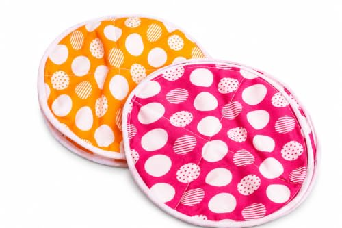 Set of 2 Cotton Tortilla Warmer Cloth Wraps Reusable Taco Roti Bread Cover