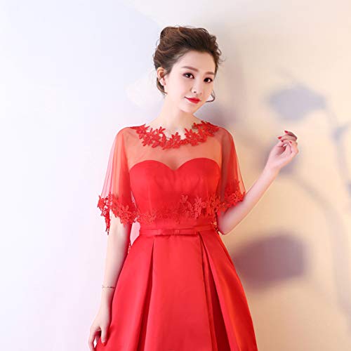 Womens Sexy Lace Shawls Wedding Cape and Wraps Shrug Bolero Cover up2