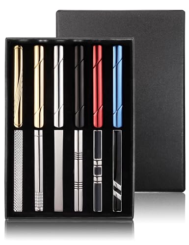 Jstyle 12 Pcs Tie Clips for Men Classic Tie Bar Clip Set for Regular Ties Necktie Tie Bar Pinch Clips for Wedding Anniversary Business Luxury Box