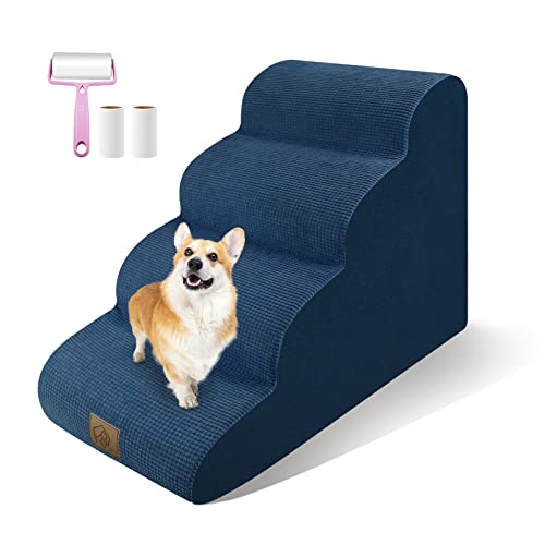 4 Steps Pet Stairs Blue Cover