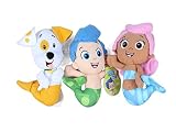 aproximadamente: 6 pulgadas SMKOOP Lovely 3pcs Set Bubble Guppies Cartoon Plush Doll Toys 16cm