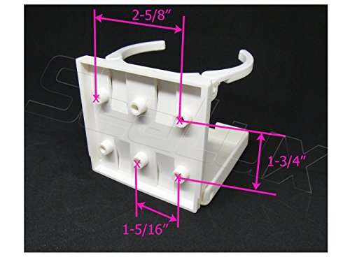 Sealux Adjustable Folding Drink Holder (White) #TOP1