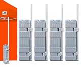 Eurmax USA Universal Upgraded Water Weight Heavy Duty Feet Leg Weights Bag Canopy Weights for Gazebo Shelter,Pop up Canopies Instant Tents(4 Pcs Weights)