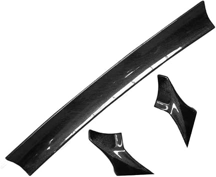 Rear Spoiler Wing Tailgate molding Cap Compatible for Dodge Challenger 2015-2017 LB Style Carbon Fiber Roof Trunk UP Body KitForged Carbon