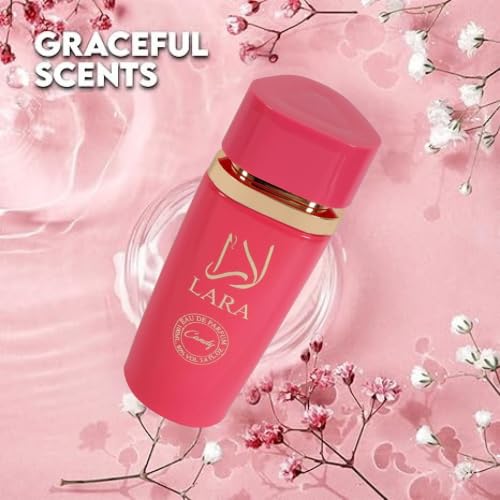 6PM Pink and Lara Candy Perfume Set for Women, Floral Fruity Fragrance Gift Set, 3.4 Fl Oz Each, 2-Pack