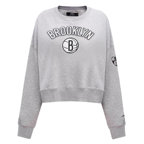 Sudadera Pro Standard NBA de Felpa con Chenille Térmica Gris XS 1