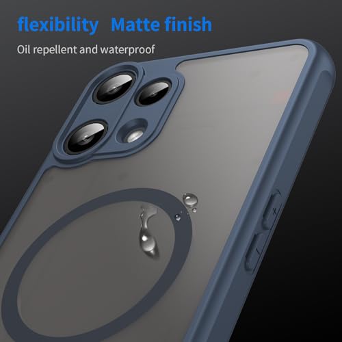 Image of Compatible with Nothing Phone3A Lite Case Cover,Compatible with MagSafe,Anti-Fall,Compatible with Nothing Phone (3a) Lite 5G A001T Cell Protective Phone Case Blue