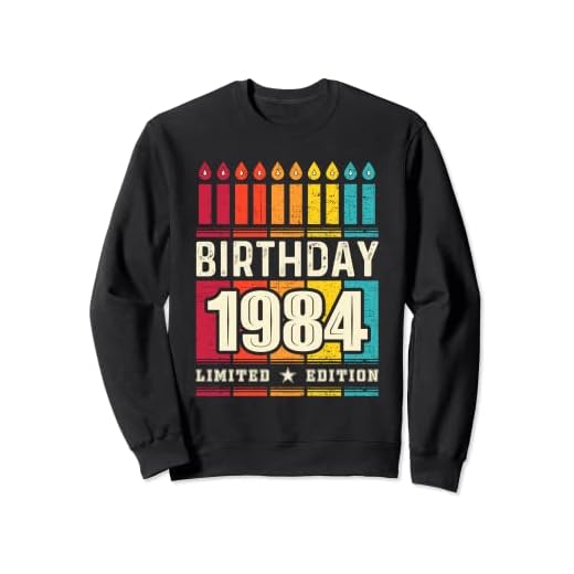 Camiseta vintage 1984 para hombre, edición limitada, cumpleaños 1984 Sudadera