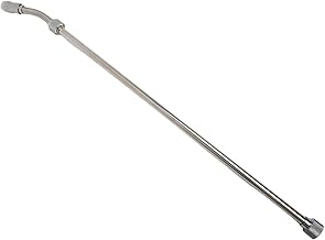Honseadek Tige d'extension de rechange en acier inoxydable pour nettoyeur haute pression avec brume et buse droite, pulvérisateur de jardin haute pression (52 cm)