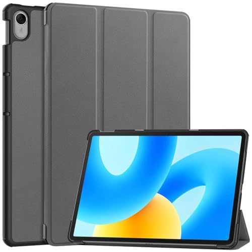 For Huawei Matepad 11.5 Inch Case, Tablet Case For Huawei Matepad 11.5 Inch (2023) Trifold Stand Cover with Pencil Holder, Auto Sleep/Wake, Soft PU Leather Protective Cover, Gray