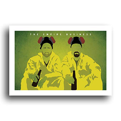 Breaking Bad 13x19 Original Minialist Art Poster Walter White Jesse Pinkman