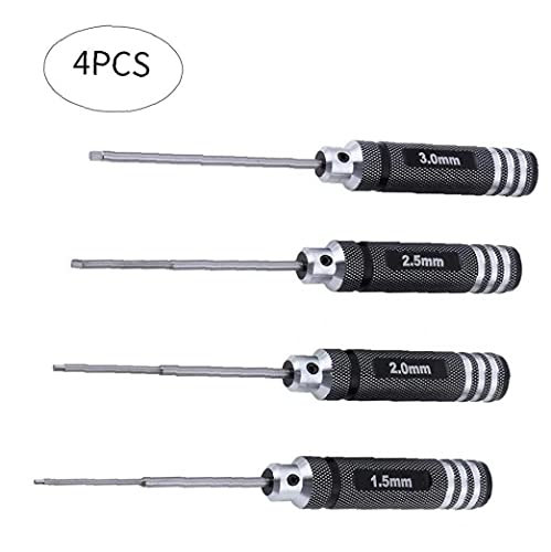 4 STKS Hex Schroef Driver Set Kit H1.5 2.0 2.5 3.0mm Zeskant Schroevendraaier Zwaard RC Reparatie Gereedschap Kit voor… - Image 7