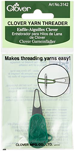 Clover 3142 Yarn Threader,Dark green