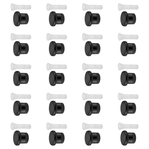 Set di ugelli di chiusura a spruzzo compatibili con Hunter, facile da installare, per giardino, prato, plastica bianca e nera, con filtro (set da 20 pezzi)
