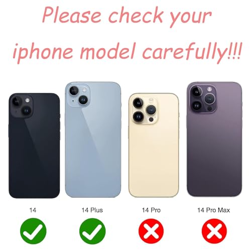 Cristal de cámara trasera para iPhone 14 Plus antirrayas con kit de montaje preciso 3