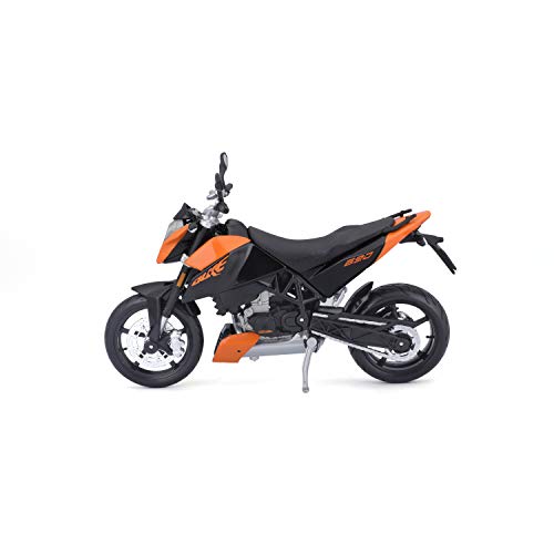 KTM 690 Duke Orange y Negro 1/12 Modelo Motocicleta Diecast miniatura 7