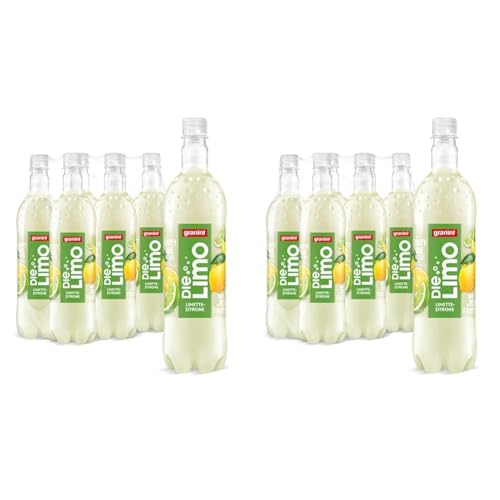 Die Limo von granini Limette-Zitrone (6x 1l), natürlich erfrischend, mit Geschmack aus echten Früchten, ohne Süßungsmittel und Konservierungsstoffe, vegan (Packung mit 2)