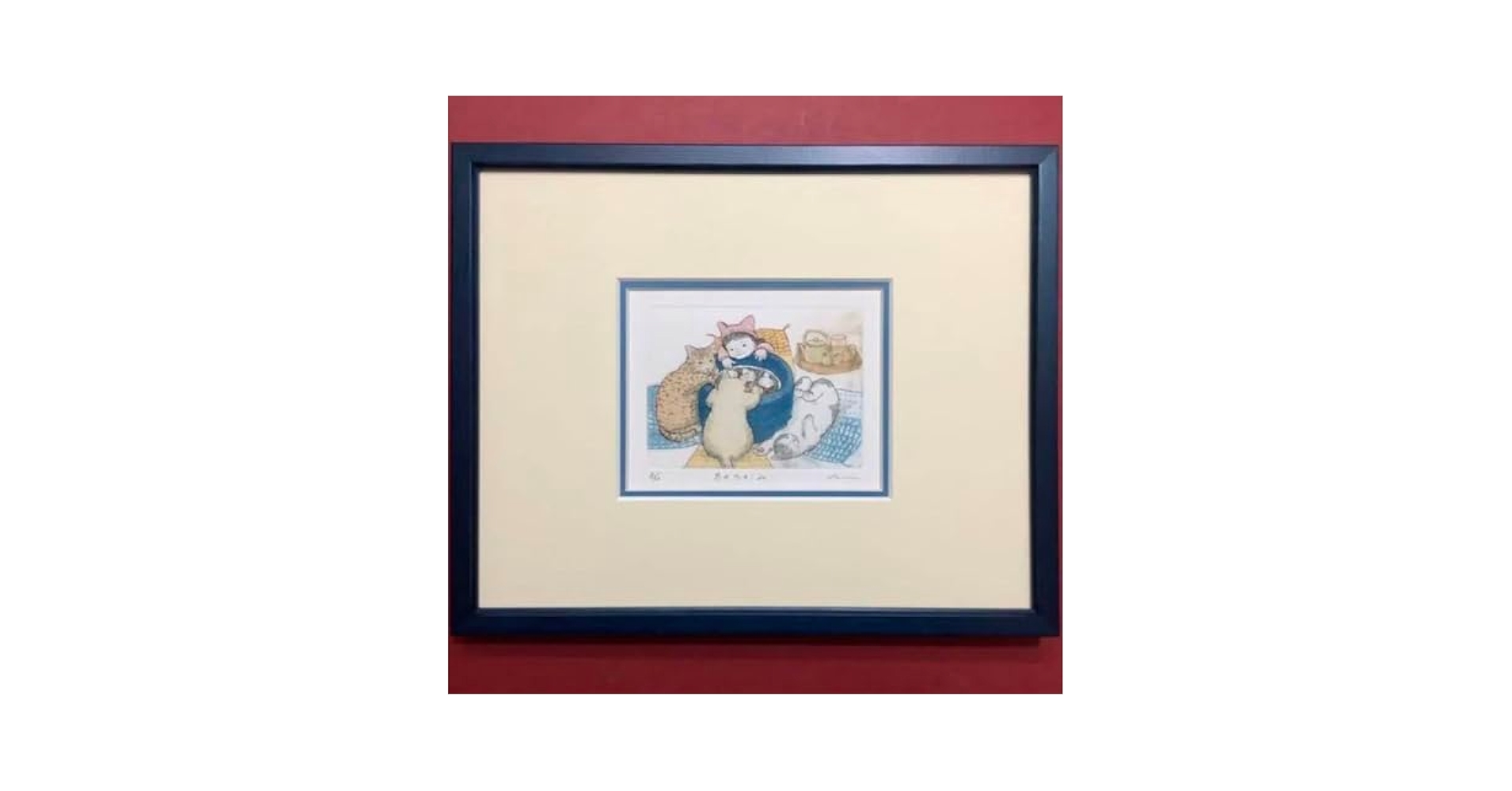絵画・額縁・版画・織田 義郎・新品未使用・キンデルダイクⅡ・美術品・エッチング 絵画・額縁・版画・織田 義郎・新品未使用・ハルシュタットⅢ