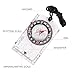 4 Pcs Outdoor Compass with Adjustable Declination,Magnifier,Ruler,Scale. Multifunctional Orienteering Waterproof Compass for Map Reading, Navigation, Hiking (Transparent+Blue+Green+Orange)
