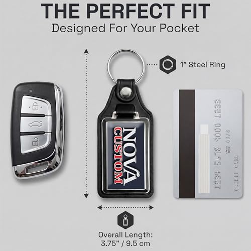 Image of Brotherhood Car Key Chain for Nova - Classic Models Keychain for Men and Women Gift Key Ring