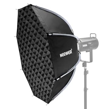 NEEWER 90cm Softbox ottagonale, Softbox Bowens a sgancio rapido con griglia a nido d'ape, diffusori di luce, borsa per RGB CB60 CB60B CB200B MS60B MS60C MS150B S101-300W/400W Pro Vision 4 Q4, NS35P