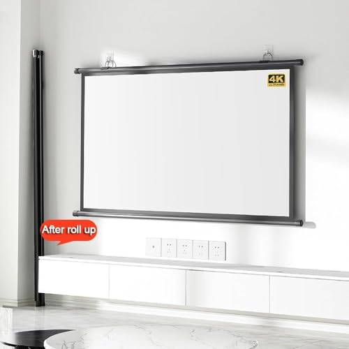 Pantalla manual para proyector 72 pulgadas 4:3 miniatura 2