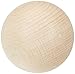 Rayher Boules en bois brut non percées Ø50mm activités artisanales 2pcs, 6252800