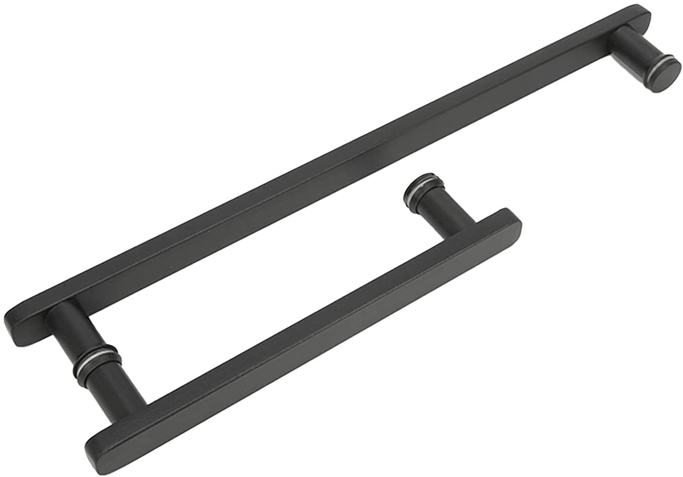 HYLYGFH Shower Door Handle Glass Door Handle,Heavy Duty Stainless Steel Bathroom Shower Pull Push Door Handles Hole Center Spacing 225mm+425mm