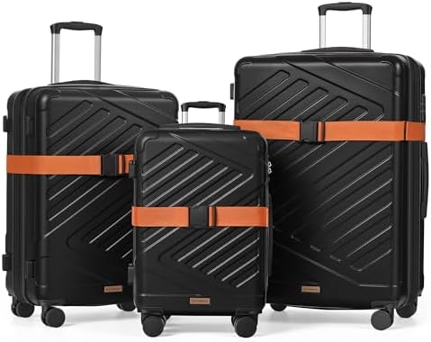 SONGMICS Maleta Rígida de Viaje, Equipaje de Viaje, Candado TSA, ...