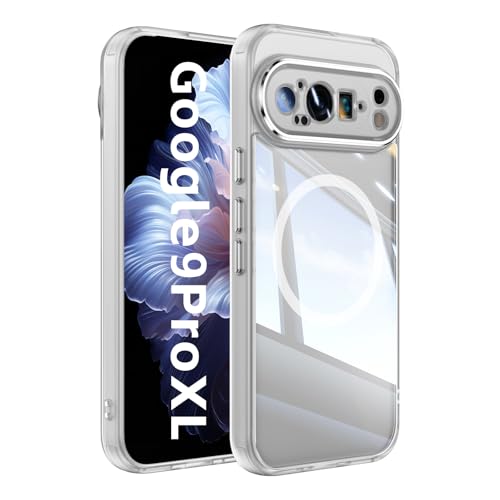 Image of Magnetic Case with Clear Back for Google Pixel 9 Pro XL, Fit for MagSafe