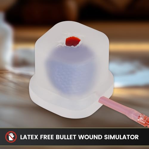 Image of SimCoach Wound Packing Trainer Kit, Stop the Bleeding Training Kit for Hemorrhage Control, Transparent Wound Dressing Trainer for Hemostasis Training, 0.35in