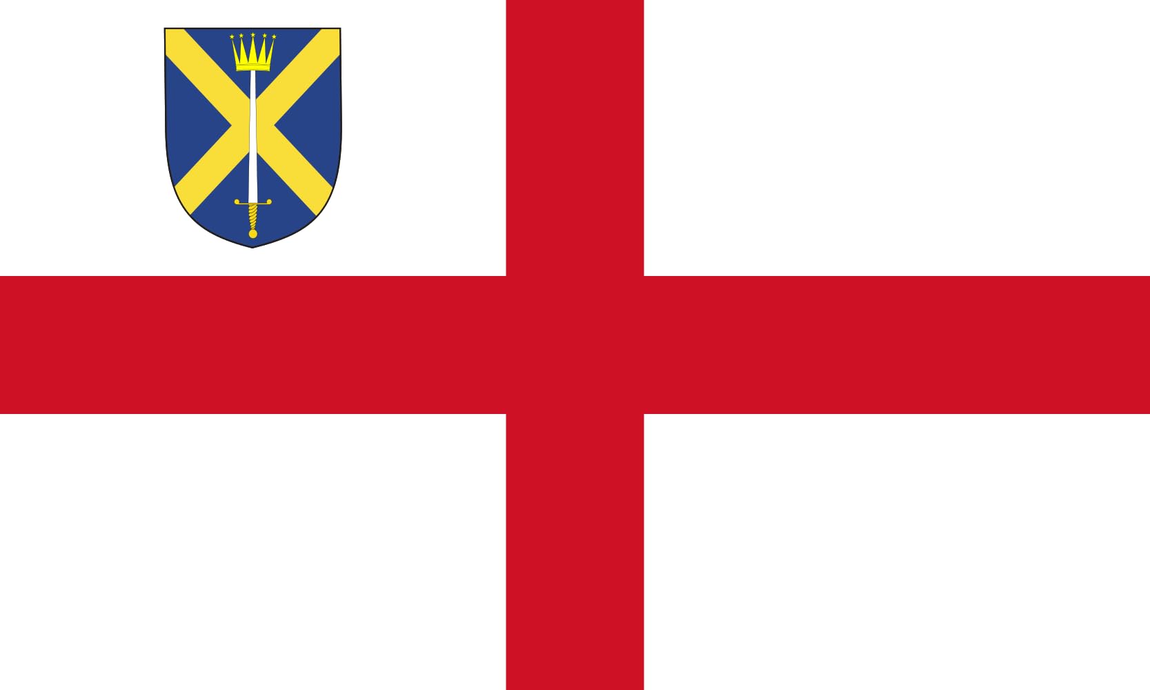 Drapeau Diocese of St Albans de 1.35m² finition paysage haut de gamme