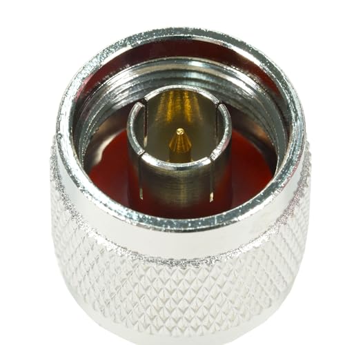 Fohevers 2 Pcs N Male Plug to RP-SMA Female Jack Adapter N Type Coaxial Connector for RF WiFi Antenna Extension Cable Telecom Broadcast Radios Wi-Fi - Image 3
