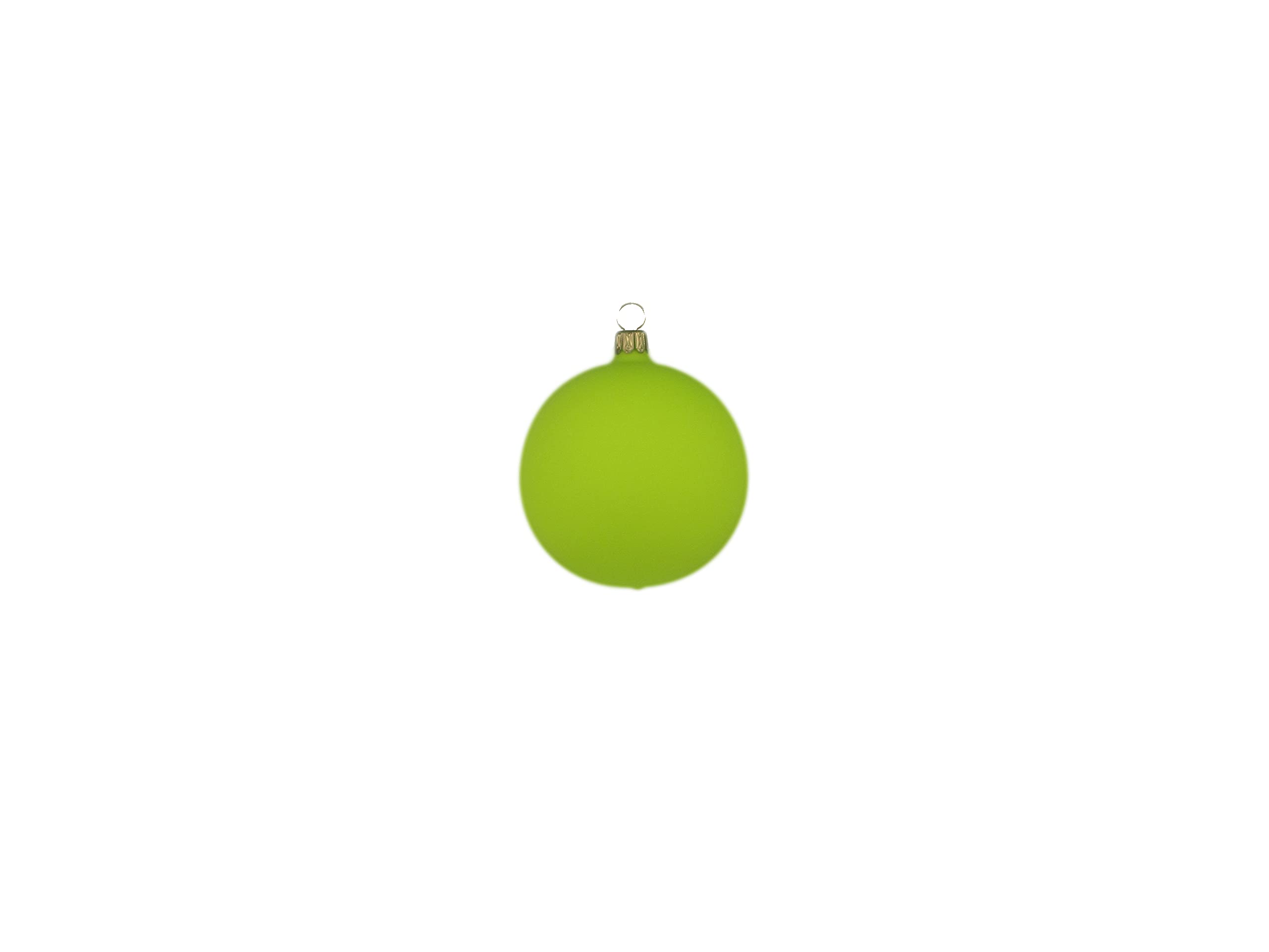 Lichte Thüringer Christbaumschmuck Exclusiv NEON Glaskugeln bunt 8cm Handarbeit Germany 12er Set, Pink Orange Gelb
