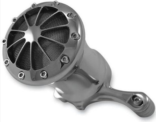Thunder Cycle Designs V-Cleaner Velocity Stack for Mikuni 42/45 Carbs - 4in - Chrome TC-748