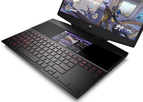 Image of HP Omen X 2S Intel Core i7 9th Gen 15.6 inches Dual Screen Full HD, LED Gaming Laptop (16GB /1TB SSD /Windows 10 /8GB NVIDIA RTX 2080 Graphics /Shadow Black, 2.34 kg) 15-dg0018TX