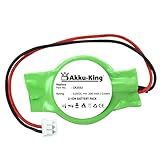 Kapazität: 200 mAh (3 V) Akku-King Backup, CMOS Knopfzelle kompatibel mit Acer Aspire 4720, 4720z - ersetzt CR2032 - Li-Ion 200mAh