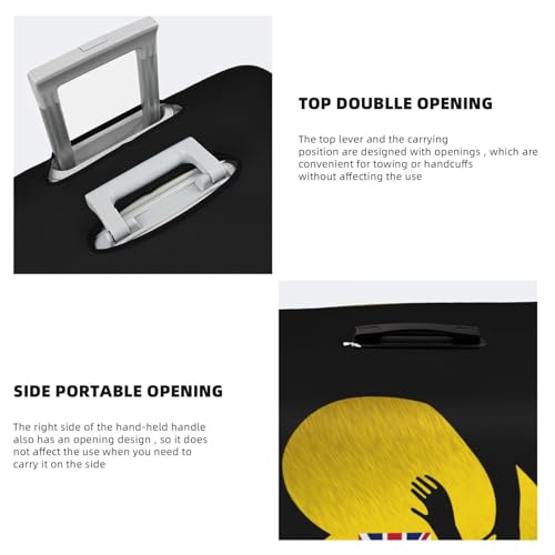 Travel Luggage Cover Niue Flag Heart Fashion Washable Baggage Suitcase Protector Fit For Luggage Medium4