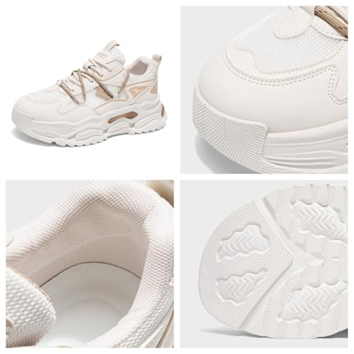 Fashion Breathable Mesh Platform Sneakers for Men Casual Non Slip Jogging Walking Sport Gym Driving Shoes 6