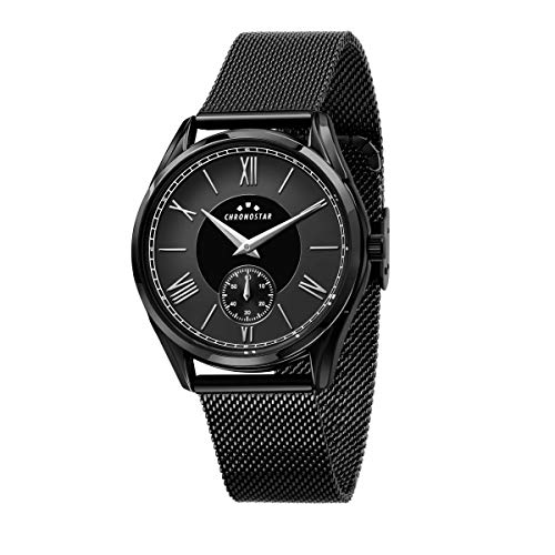 Diametro cassa: 40mm Chronostar CLASSIQUE Orologio Uomo Multifunzione in Lega, acciaio, PVD nero - R3753298002