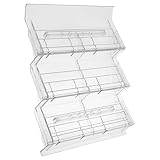 Soluzione igienica: la sua struttura in plastica garantisce che questo espositore per verdure possa resistere a frequenti pulizie, supportando standard di sicurezza alimentare più elevati negli ambienti di esposizione di alimenti al dettaglio, espositori da banco al dettaglio, porta torte