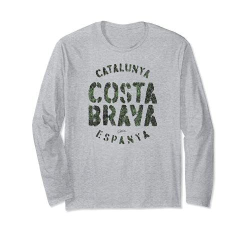 JCombs: Costa Brava, Catalonia, Spain Long Sleeve T-Shirt, Grey