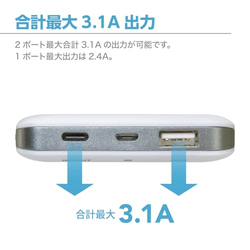 century（センチュリー）『モバイルバッテリー10000mAh』