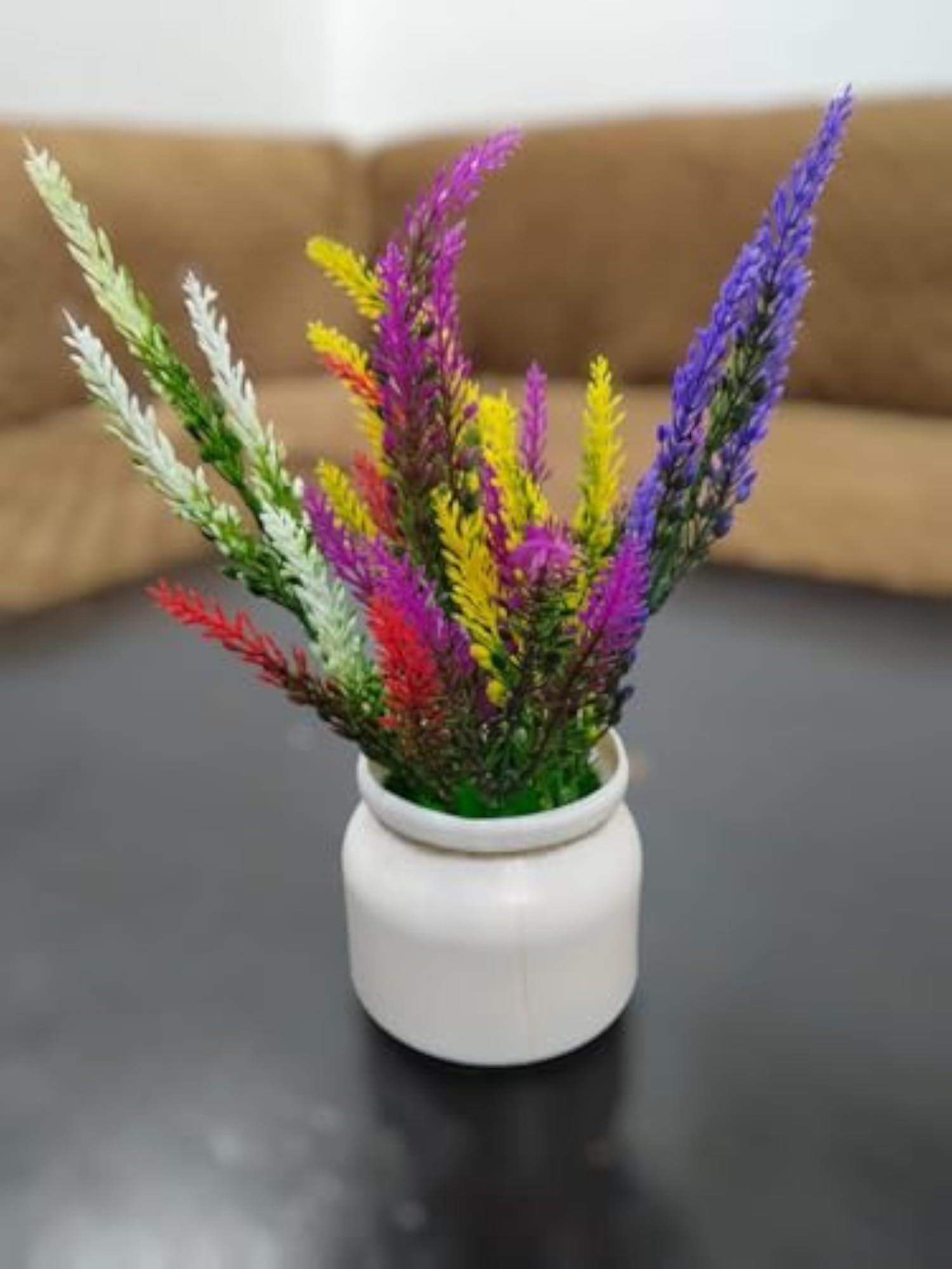 Artificial Bonsai Plant, Colorful Decor