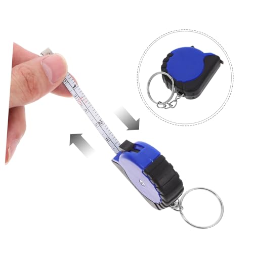 Cinta métrica retráctil mini llavero pack x10 miniatura 3