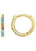 Produktbild Thomas Sabo Damen Einzel Creole farbige Steine gold, 925 Sterlingsilber, Clipverschluss